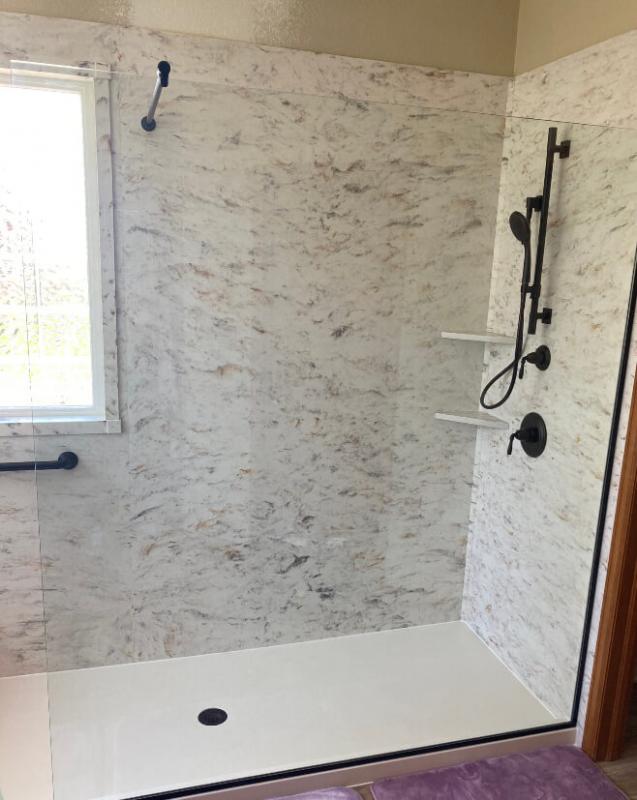 shower-remodel-dark-fixtures